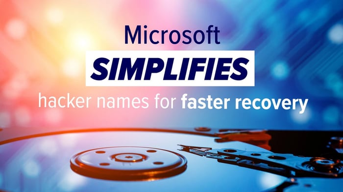 Microsoft plans a naming system for hacking group
