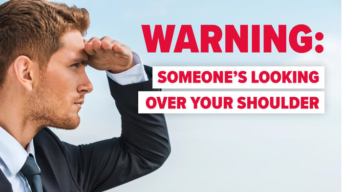 Snooping:  Windows 11 will warn you if someone's watching
