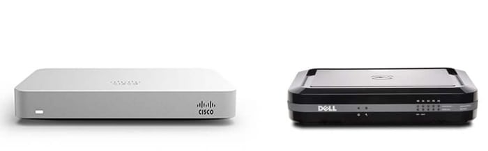 Small Business Firewalls Compared: Meraki MX64 vs. Dell Sonicwall Soho