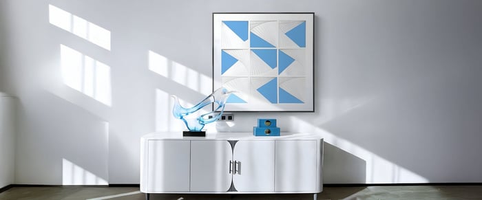 Texture Meets Shape: The Rise of Tactile Geometric Art in Home Design