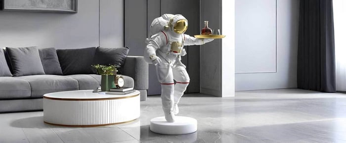 Why Astronaut Sculptures Are the Ultimate Statement Piece in Luxury Interiors