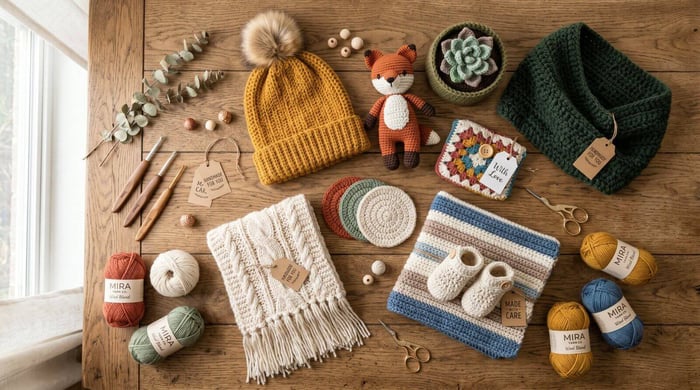 'Creative crochet gift ideas for friends and family — handmade crochet projects.