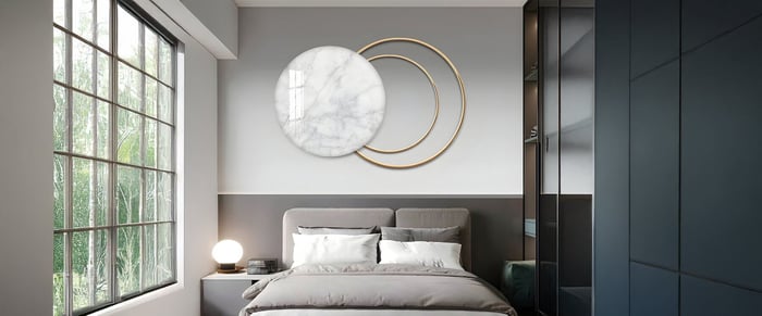 Metal & Wire Bedroom Art: Industrial Edges Meet Cosy Retreat