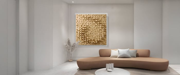 Muted Geometry: Soft-Toned Geometric Art for Neutral Interiors