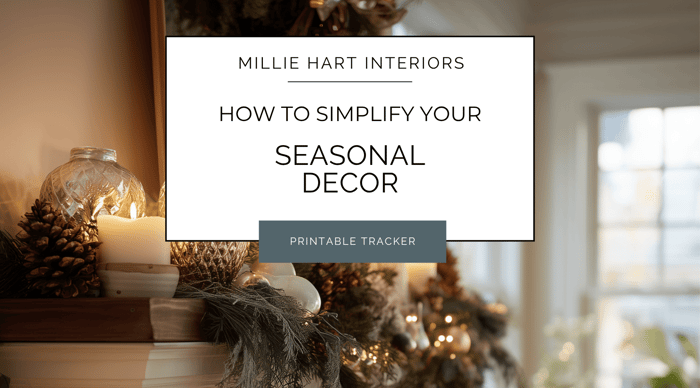 simplify your seasonal decor