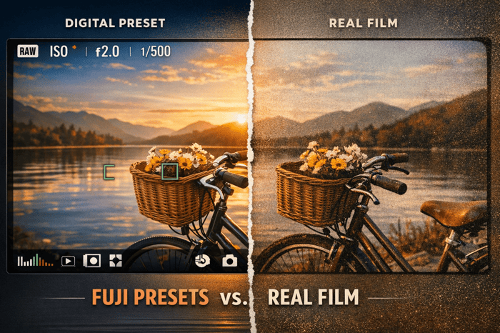 Fuji Film Presets vs. Real Film: Key Differences