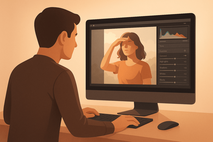 How to Fix Harsh Lighting in Lightroom
