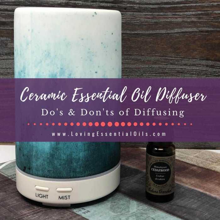 How to Use a Ceramic Essential Oil Diffuser with Blend Recipes