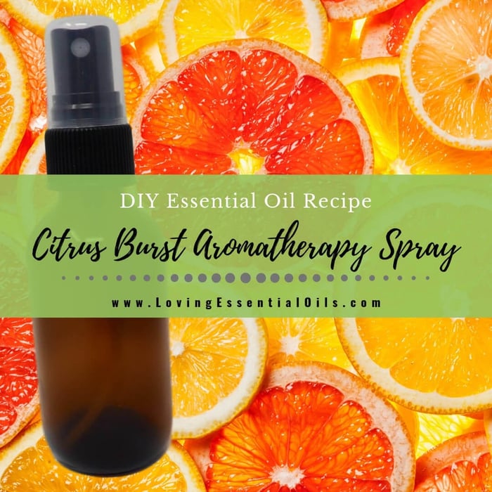 DIY Citrus Essential Oil Spray - Aromatherapy Mist Recipe