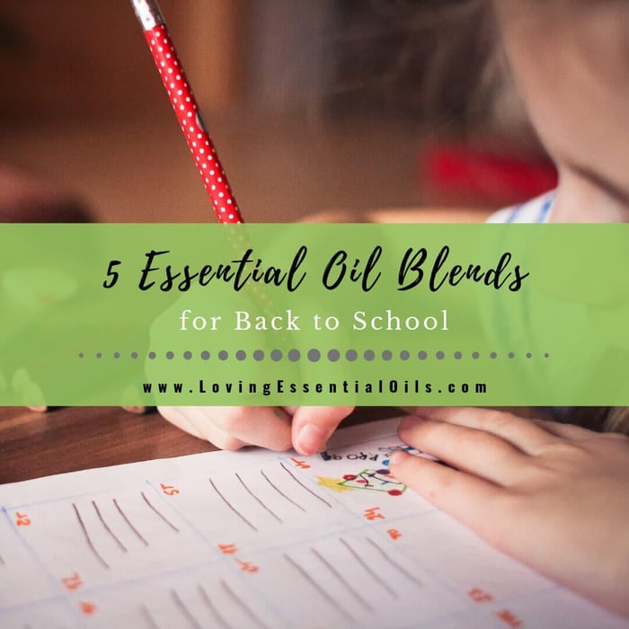 5 Essential Oil Blends for Back to School - DIY Recipes for Kids