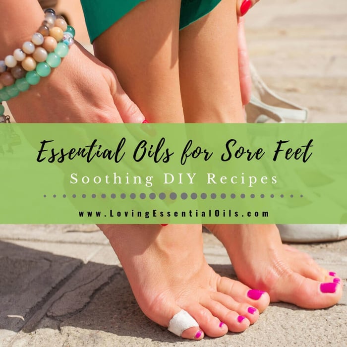 8 Essential Oils for Sore Feet with Soothing DIY Blend Recipes