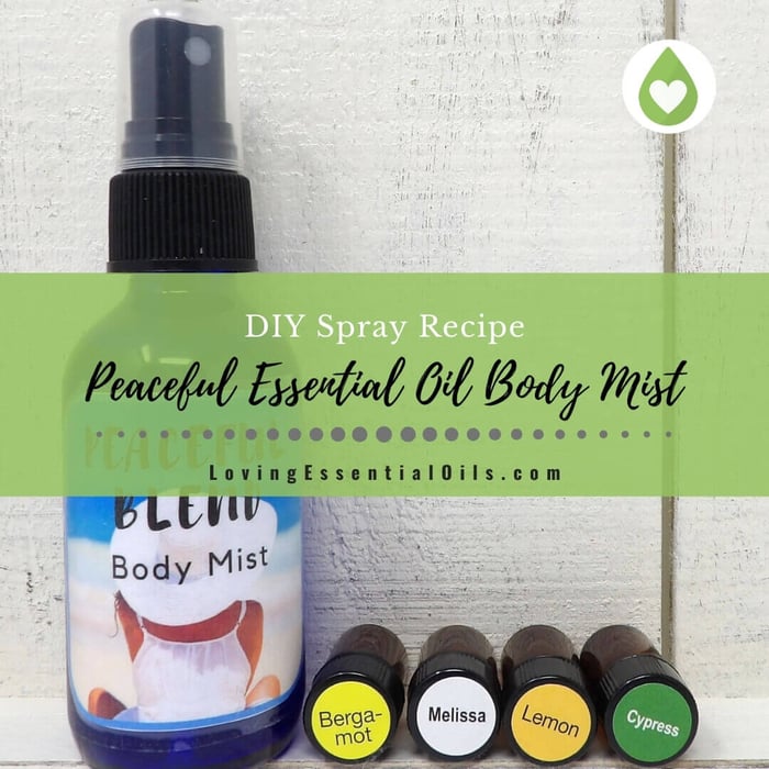 How To Make Essential Oil Body Spray - DIY Mist Recipe