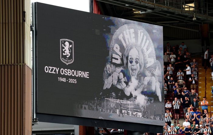 Aston Villa Honors Ozzy Osbourne with Heartfelt Tribute at Premier League Opener
