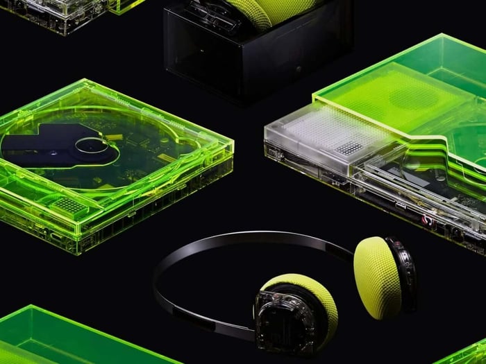 km5’s Neon Yellow CD Player Makes Circuit Boards the Star of Audio Design
