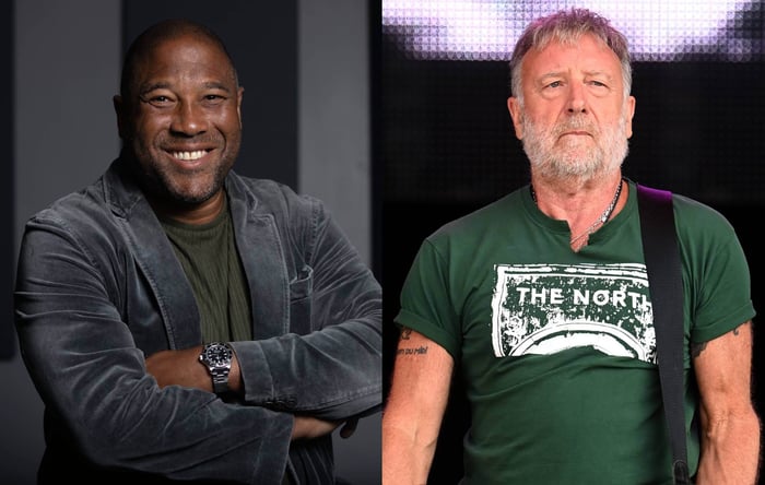 John Barnes Raps ‘World In Motion’ with Peter Hook in Manchester – A Legendary Reunion