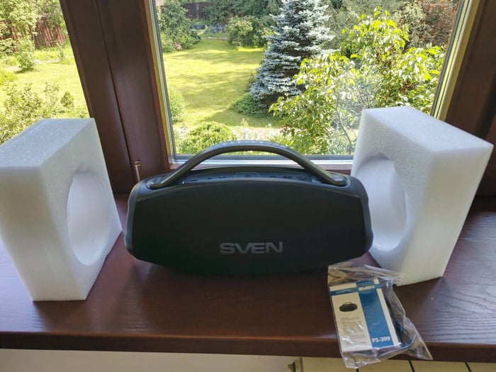 SVEN PS-399 Review — Powerful 100W Three-Way Boombox with Auracast Support