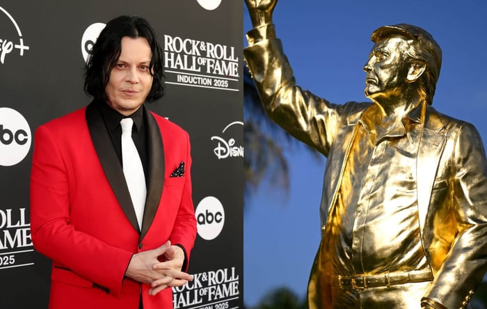 Jack White Reacts to Donald Trump’s Dazzling New Golden Statue in Miami