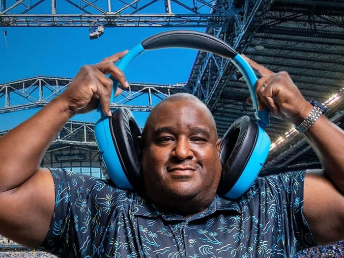 Bold and Blue: JLab Blue XL Headphone Speakers You Wear Around Your Neck