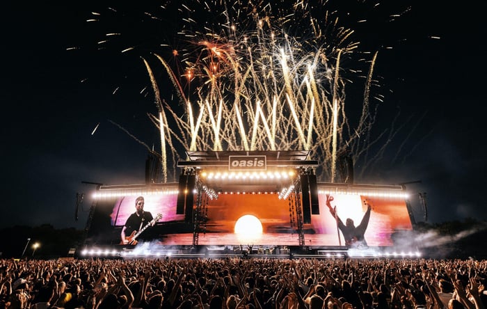 Oasis' Epic Fireworks Finale Lights Up Manchester's Heaton Park Show