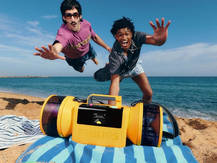 Philips Moving Sound Line-Up Boasts Retro Chunky Style and Vibrant Colors