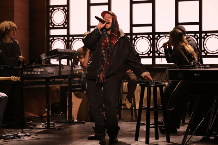 Dijon Jams with Justin Vernon and Nick Hakim on ‘Saturday Night Live’