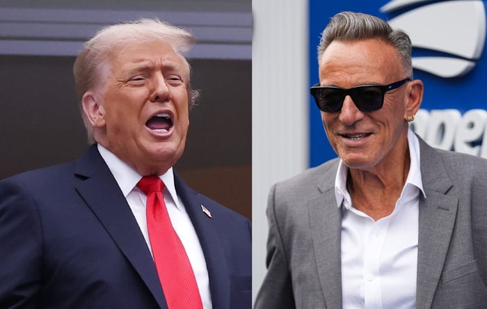 Bruce Springsteen Sat Just Feet Away From Donald Trump at US Open Final