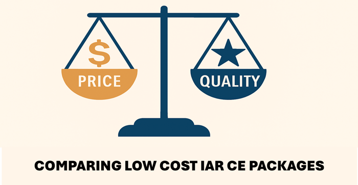 LOW COST IAR CE PACKAGES
