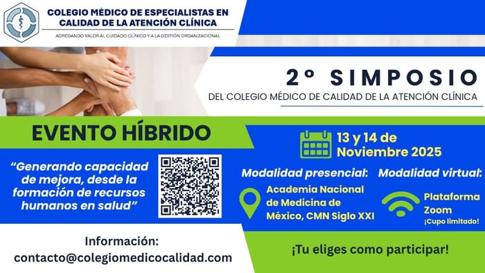 2° Simposio del Colegio Médico de Especialistas en Calidad de la Atención Clínica