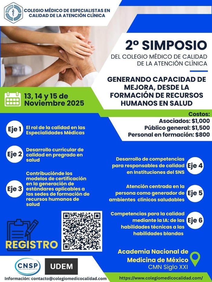 2º Simposio del Colegio Médico de Especialistas en Calidad de la Atención Clínica