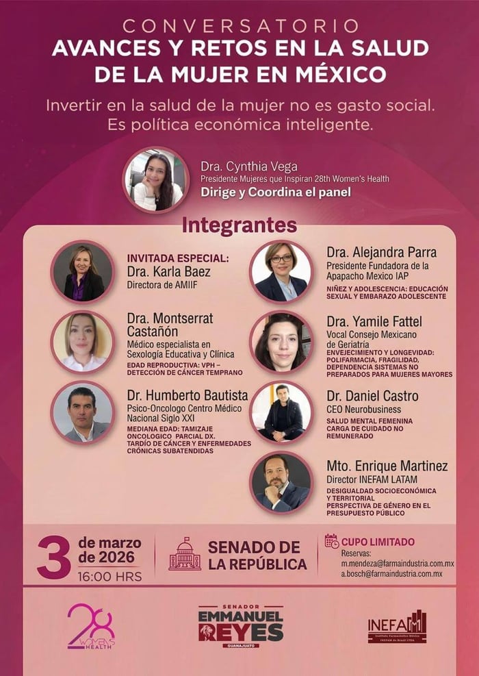 Conversatorio: Avances y Retos en la Salud de la Mujer en México