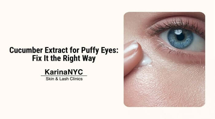 Cucumber Extract for Puffy Eyes: Fix It the Right Way