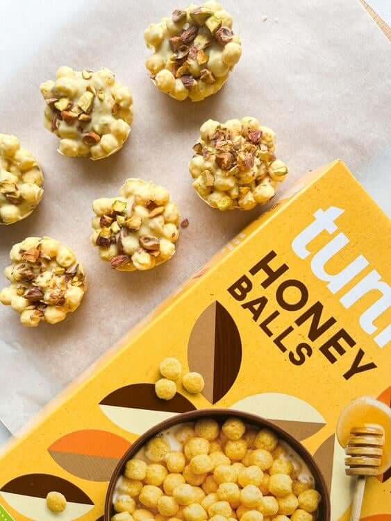 Pistasíur og Honey Balls - UPPSKRIFT