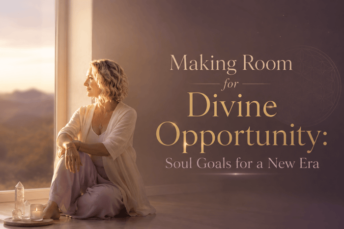 Making Room for Divine Opportunity: Soul Goals for a New Era