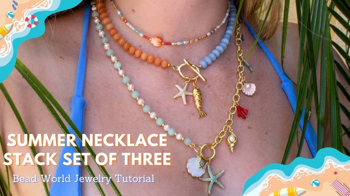 Summer Necklace Stack - Set of Three