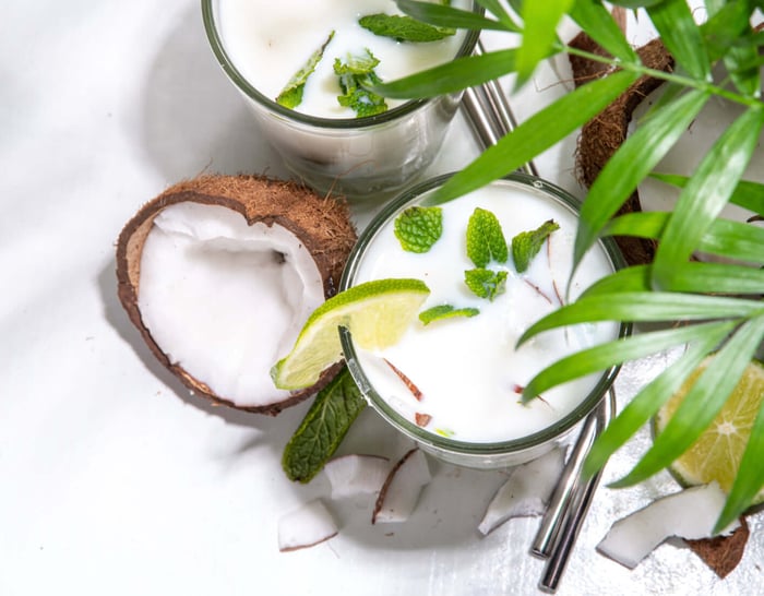 Refreshing Coconut Lime Ginger Mocktail Recipe