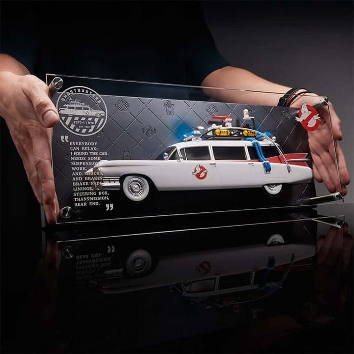 Ecto1 Ghostbusters Plaque available from Just Geek