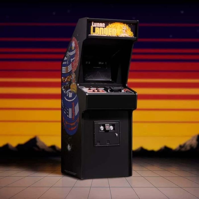 Lunar Lander quarter arcade available from Just Geek
