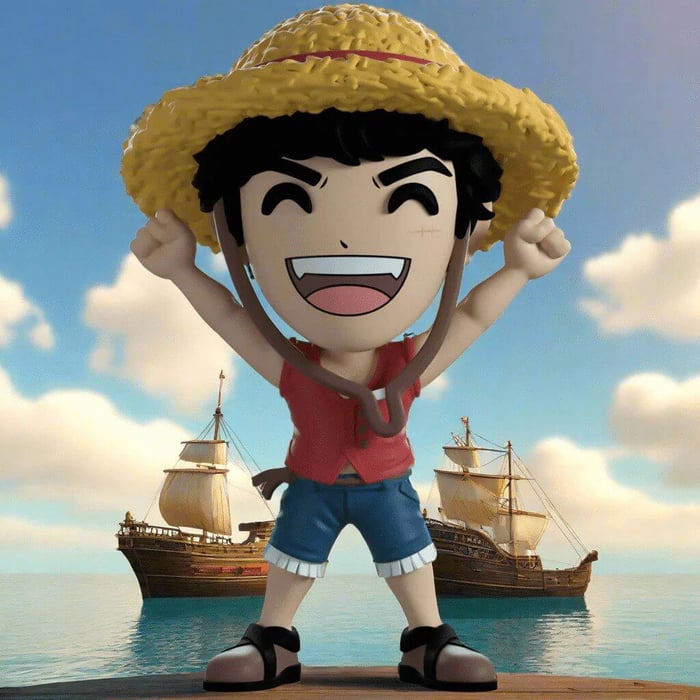 One Piece Luffy statue available from Just Geek