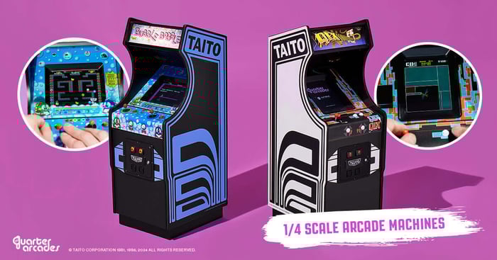Quarter Arcades' Latest Release: QIX and Bubble Bobble