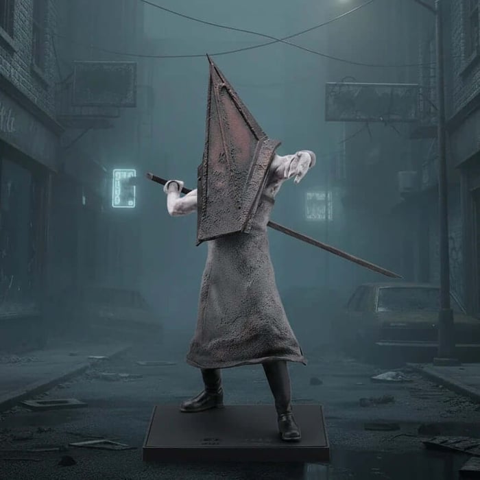 Silent Hill 2 Oshi Works Red Pyramid statue available from Just Geek