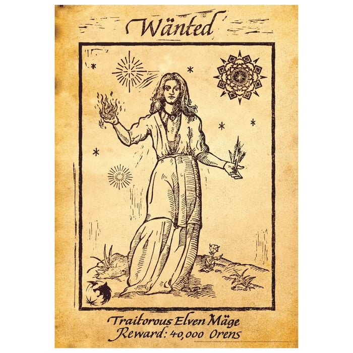 The witcher art print available from Just Geek