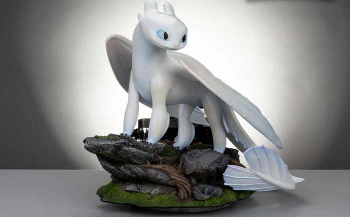 White toothless part of the HTTYD collectables from Just Geek