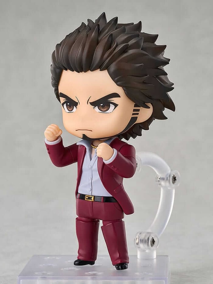 Yakuza Nendoroid  action figure on a stand available from Just Geek