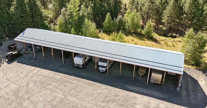 Covered Parking Storage Solutions at a Storage Star in Washington