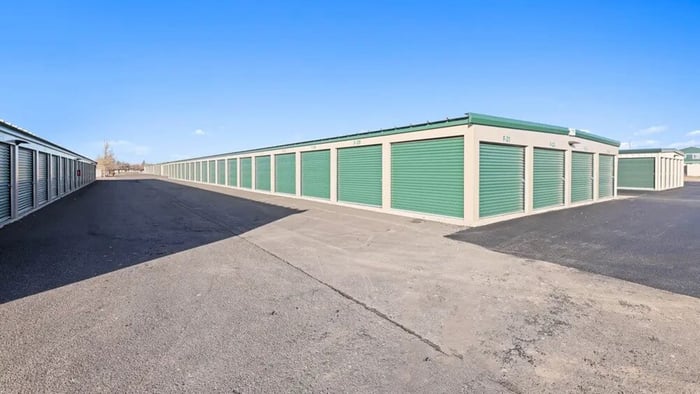 Row of units at Laramie, Wyoming storage