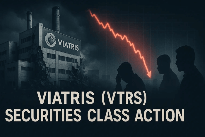 Viatris, Inc. (VTRS) Securities Class Action Lawsuit Update [May 2, 2025]