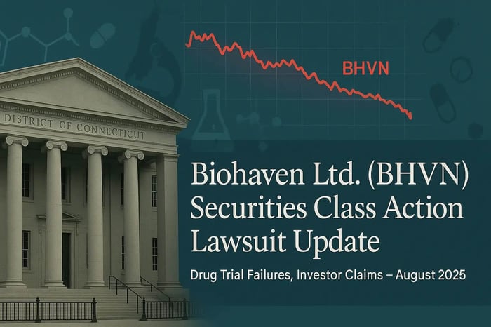 Biohaven Ltd. (BHVN) Securities Class Action Lawsuit Update (August 19, 2025)