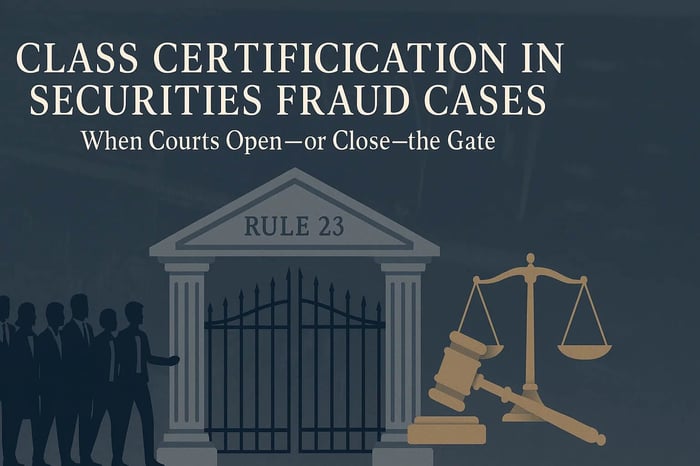 Class Certification in Securities Fraud Cases—And What Happens When Courts Say No