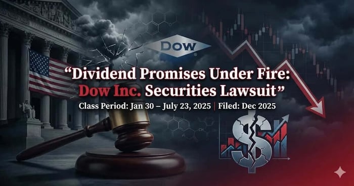 Dow Inc. (DOW) Securities Class Action Lawsuit Update [December 26, 2025]