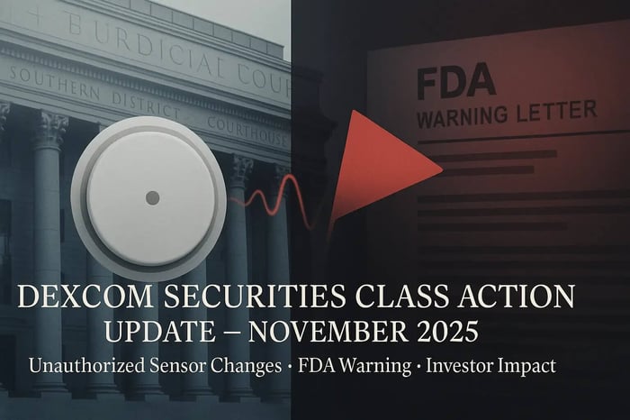 DexCom, Inc. (DXCM) Securities Class Action Lawsuit Update [November 11, 2025]